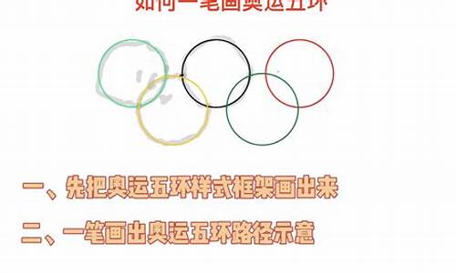 奥运五环一笔画_奥运五环一笔画怎么画